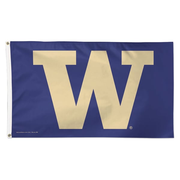 WinCraft Washington Huskies Deluxe 3' x 5' One-Sided Flag