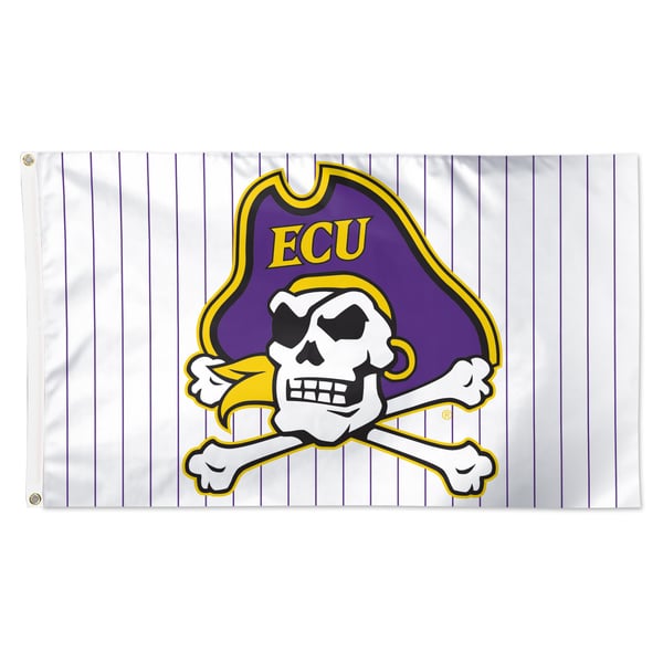 WinCraft ECU Pirates 3' x 5' Stripe Deluxe Single-Sided Flag
