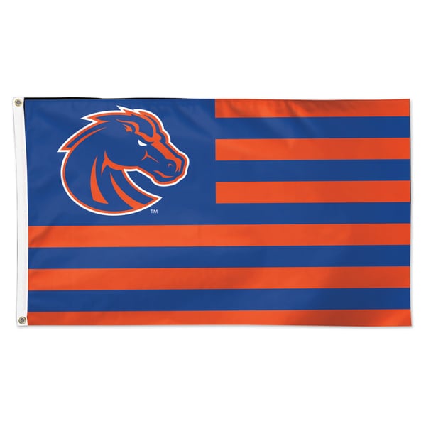 WinCraft Boise State Broncos 3' x 5' Stripe Deluxe Single-Sided Flag