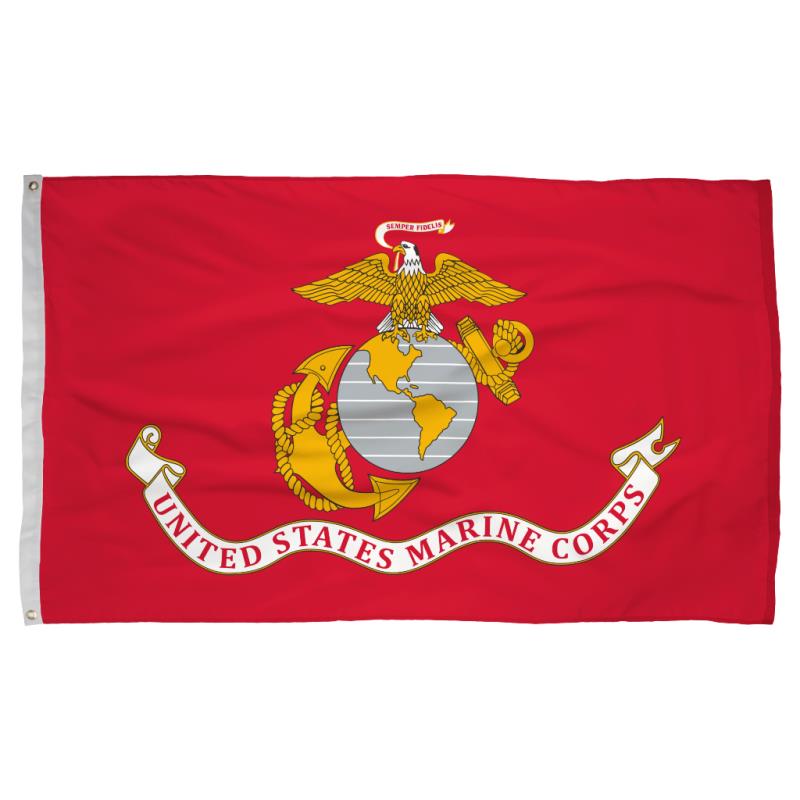 Marines Nylon Flag — Outdoor