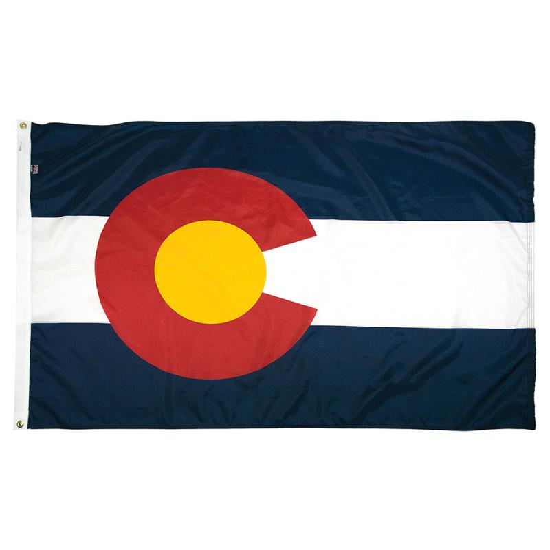 Colorado Nylon Flag — Outdoor