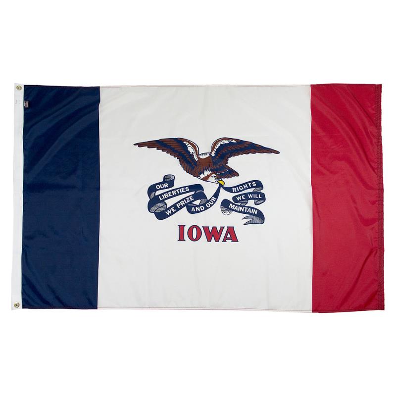 Iowa Nylon Flag — Outdoor