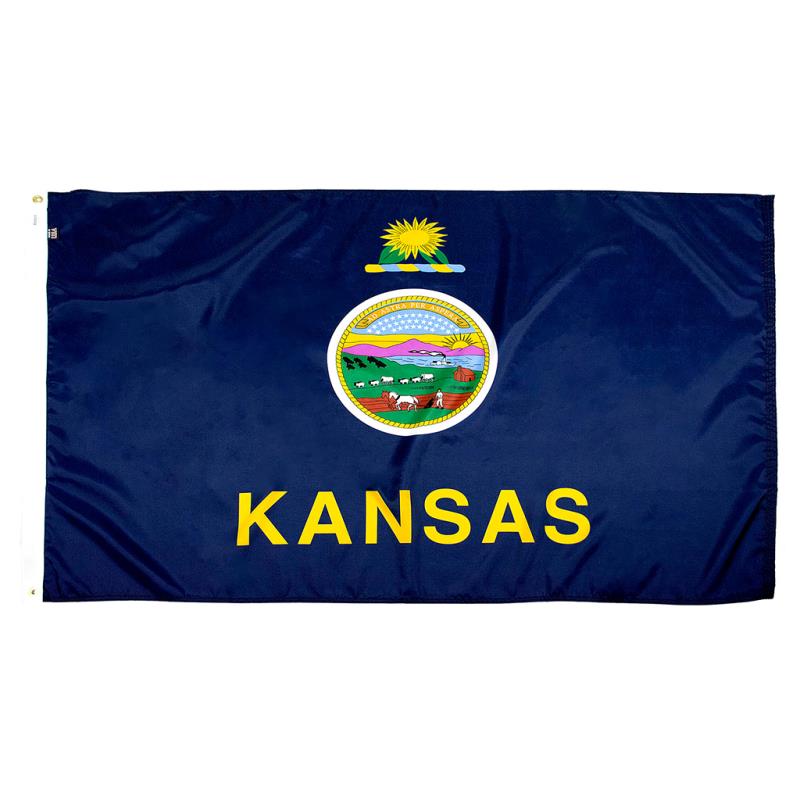 Kansas Nylon Flag — Outdoor