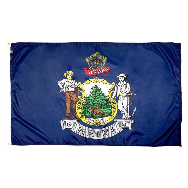 Maine Nylon Flag — Outdoor