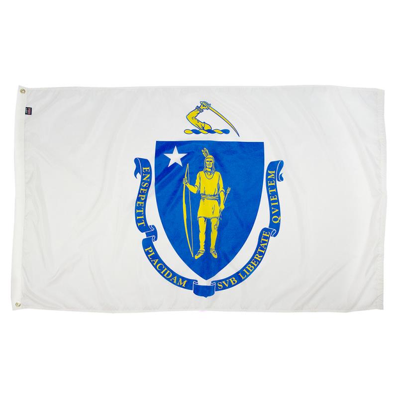 Massachusetts Nylon Flag — Outdoor