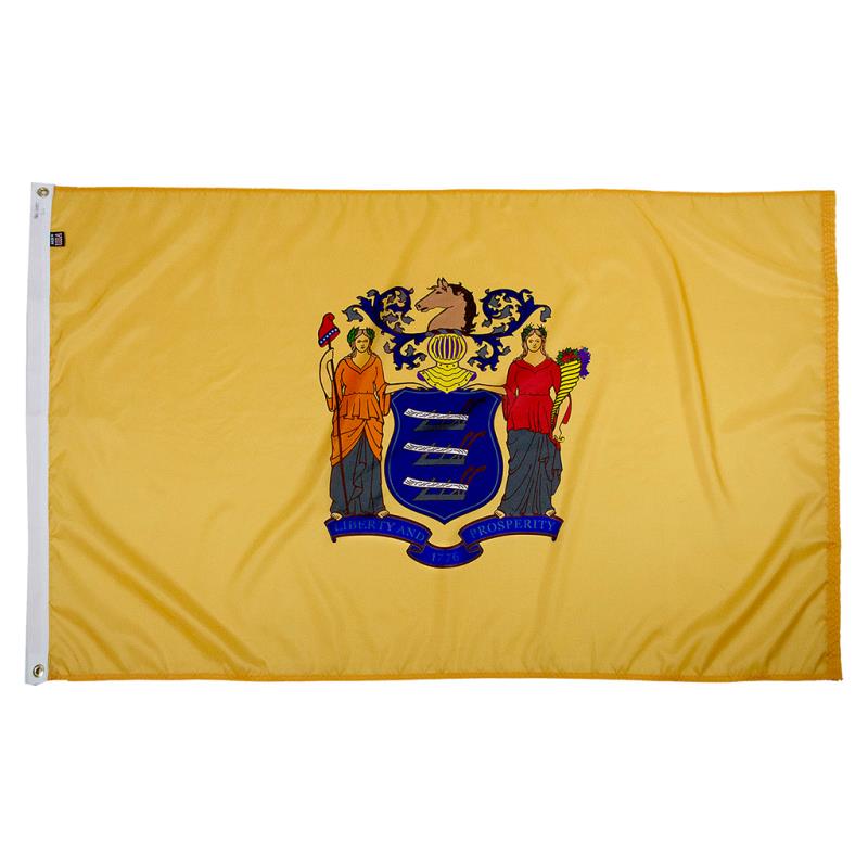 New Jersey Nylon Flag — Outdoor