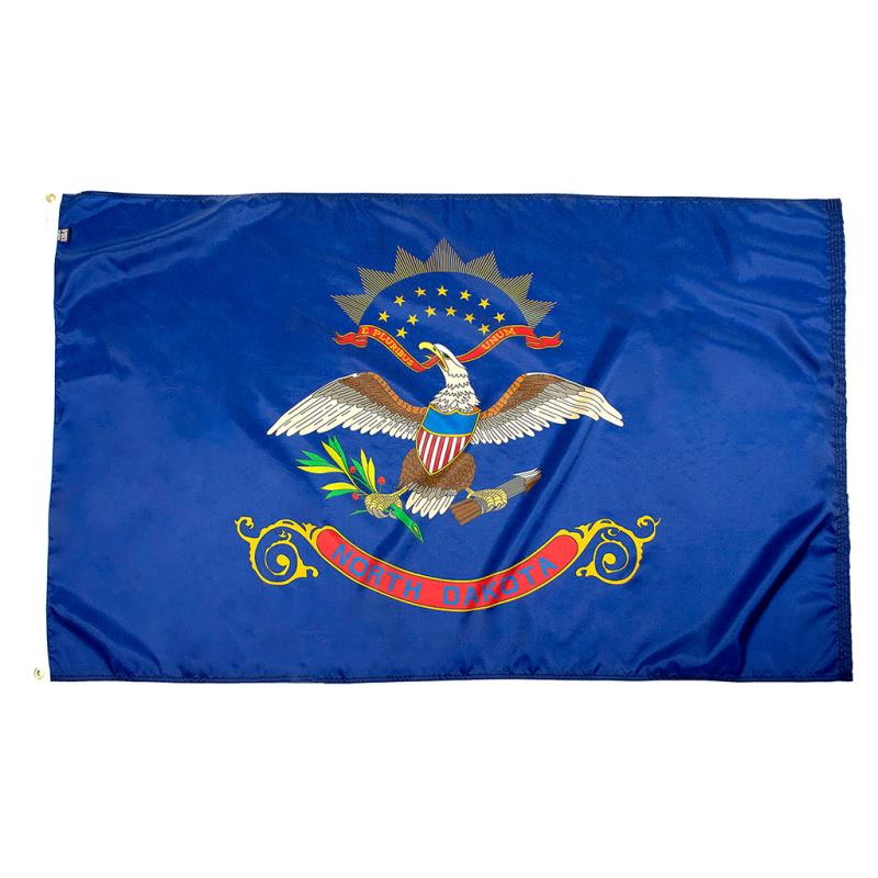North Dakota Nylon Flag — Outdoor