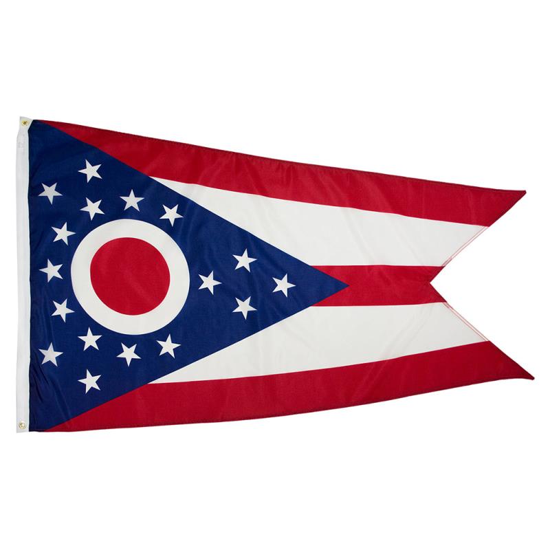 Ohio Nylon Flag — Outdoor