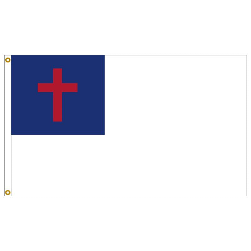 Christian Sewn Nylon Flag — Outdoor