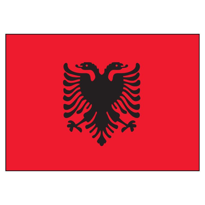 Albania National Flag — Nylon