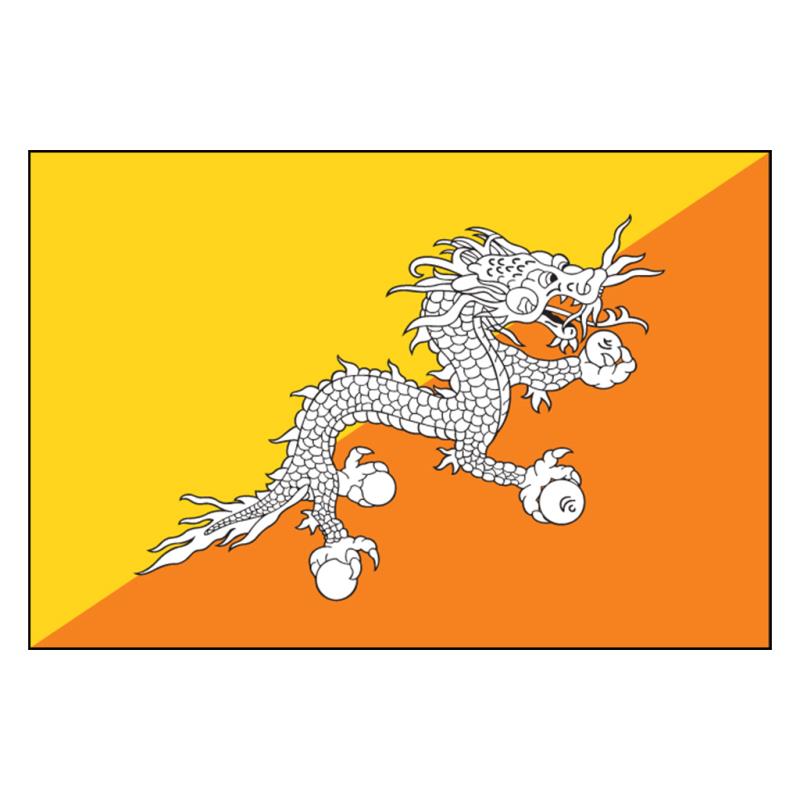 Bhutan National Flag — Nylon