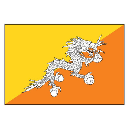 Bhutan National Flag — Nylon