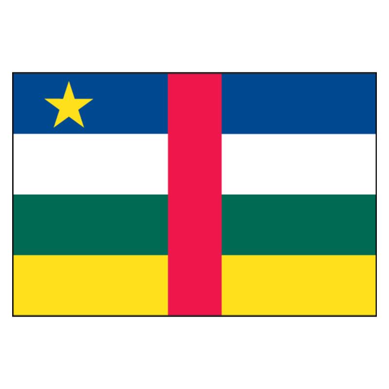 Central African Republic National Flag — Nylon