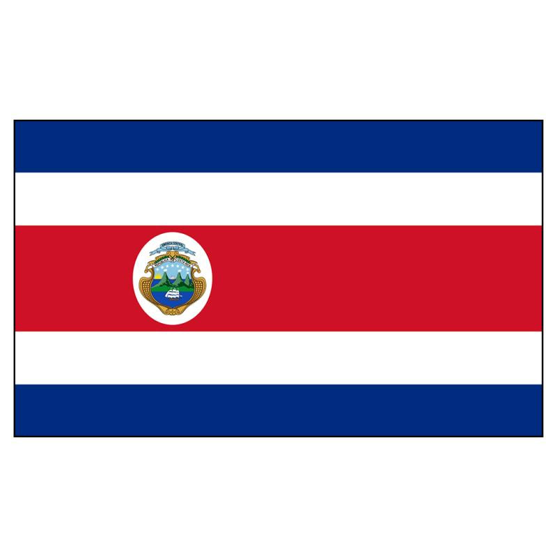 Costa Rica National Flag — Nylon