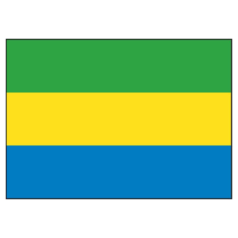 Gabon National Flag — Nylon