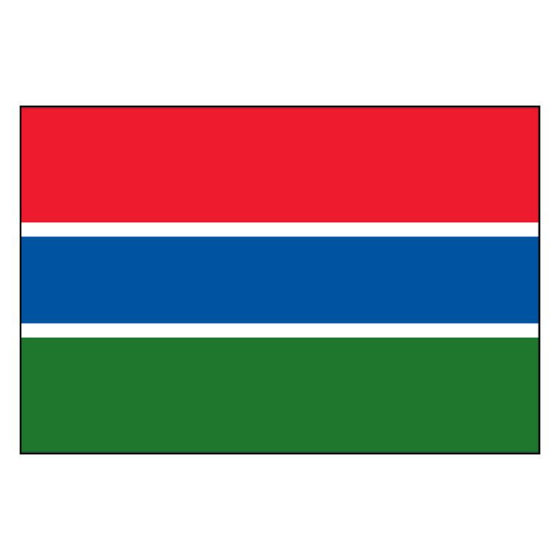 Gambia National Flag — Nylon