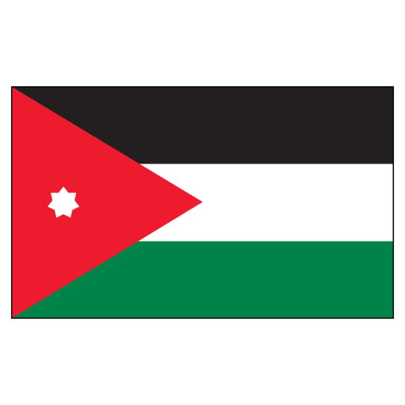 Jordan National Flag — Nylon