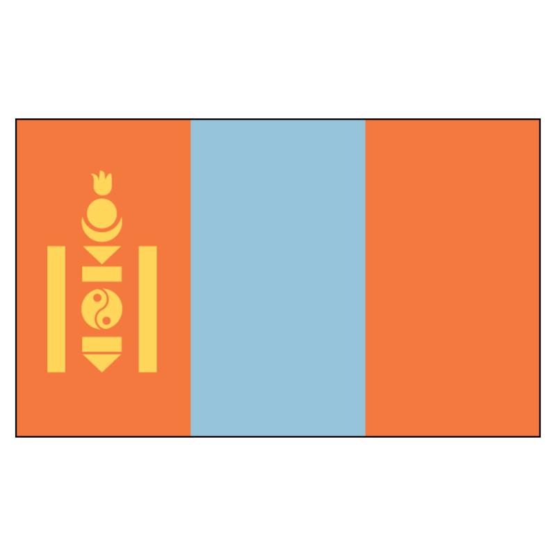 Mongolia National Flag — Nylon