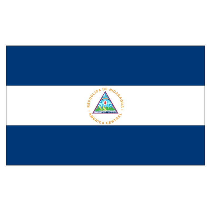 Nicaragua National Flag — Nylon