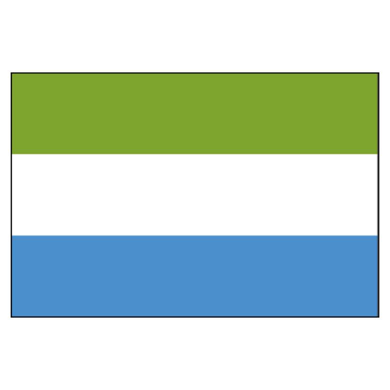 Sierra Leone National Flag — Nylon