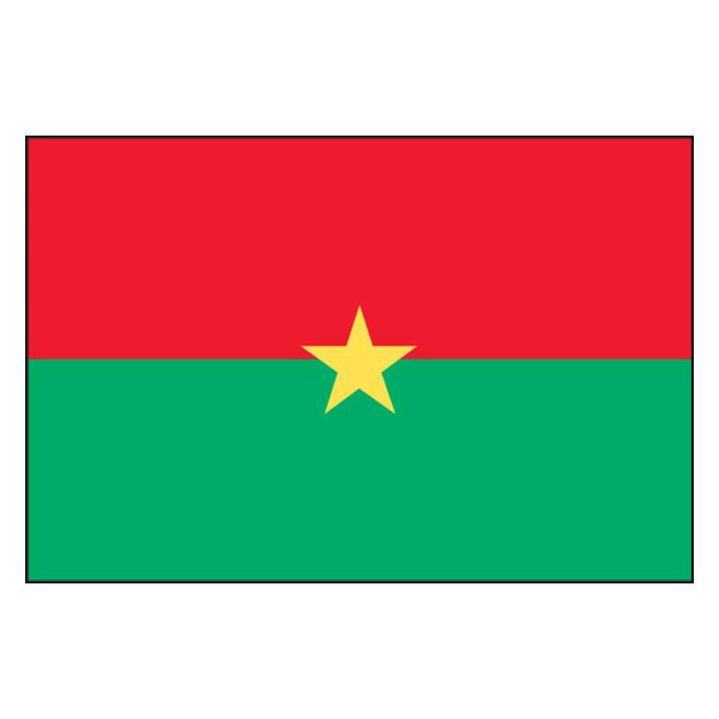Burkina Faso National Flag — Nylon