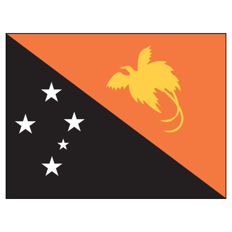 Papua New Guinea National Flag — Nylon