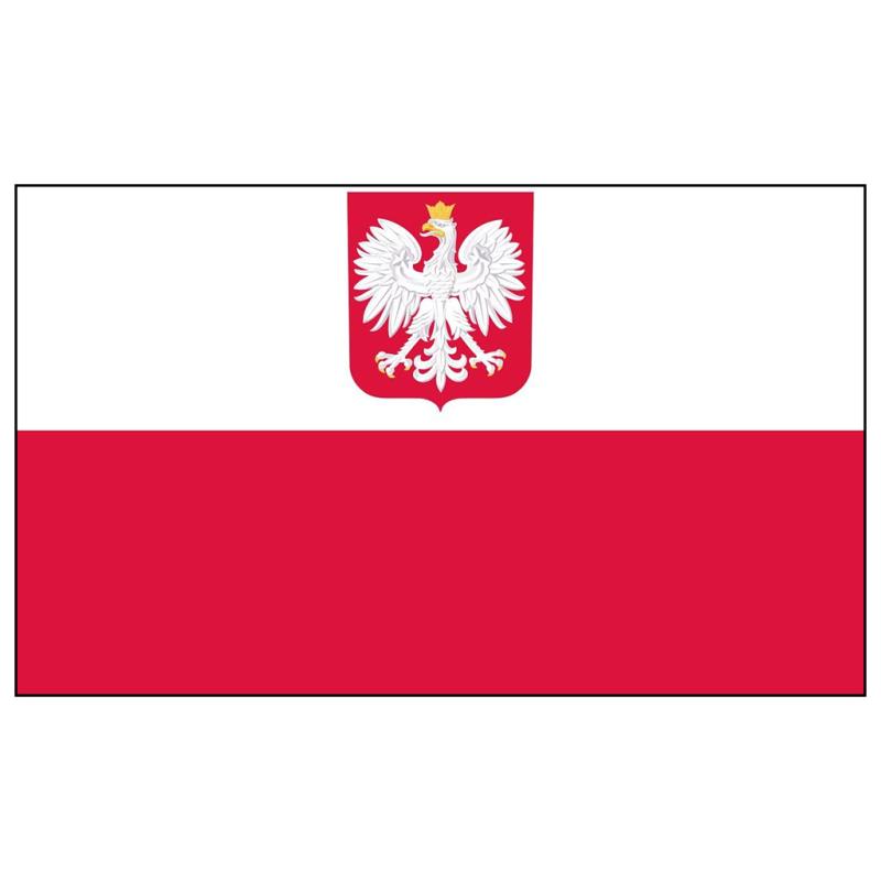 Poland With Eagle Flag — Nylon
