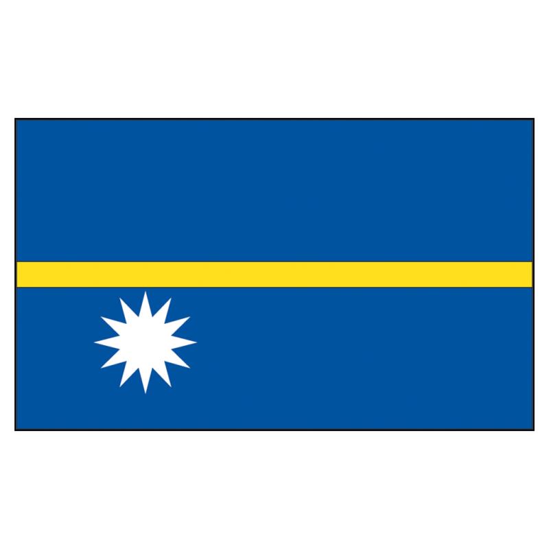 Nauru National Flag — Nylon