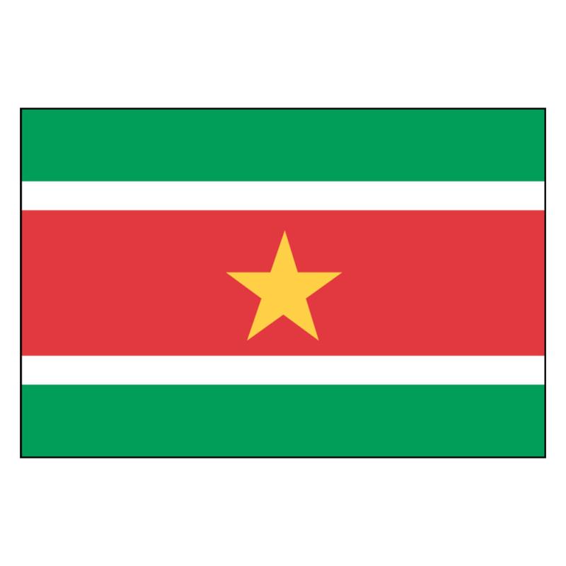 Suriname National Flag — Nylon