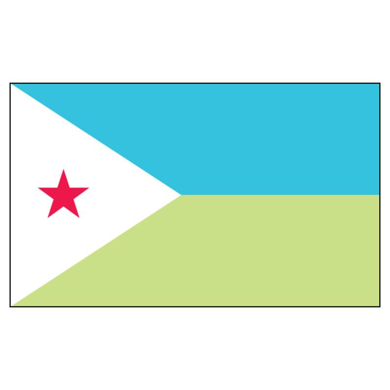 Djibouti National Flag — Nylon