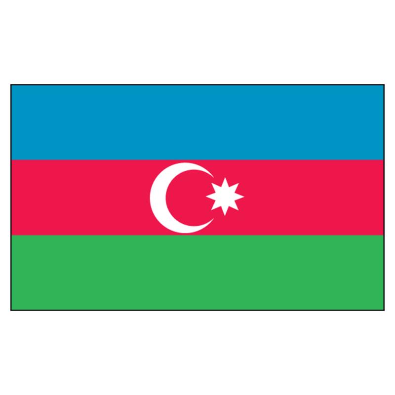 Azerbaijan National Flag — Nylon