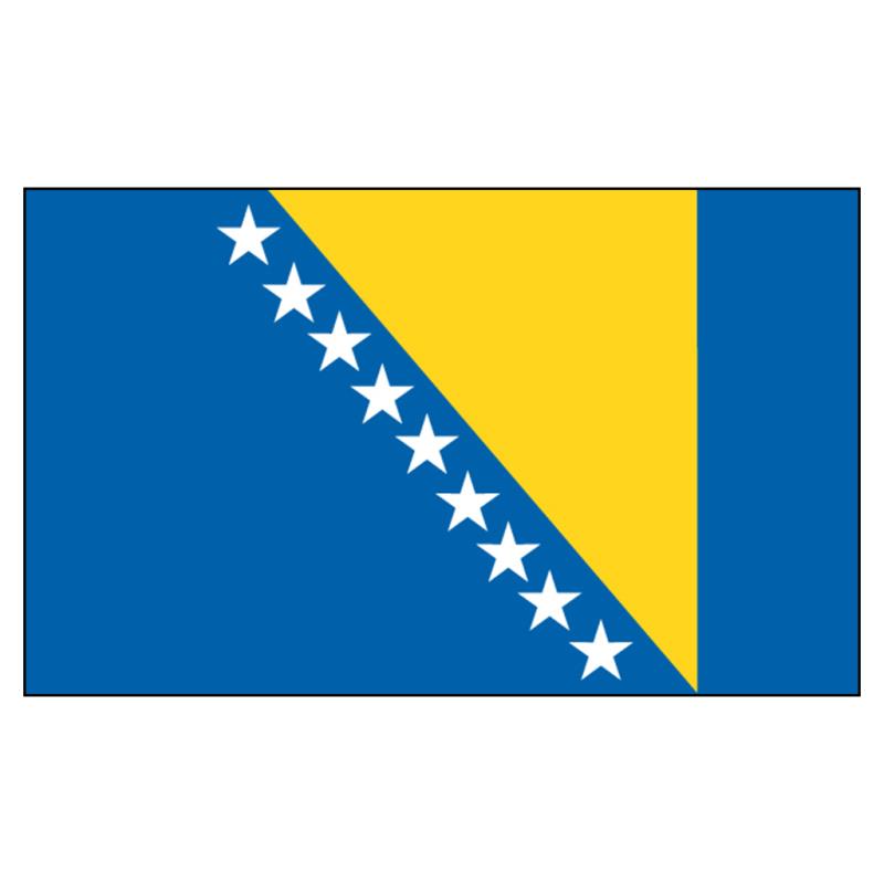 Bosnia Herzegovina National Flag — Nylon