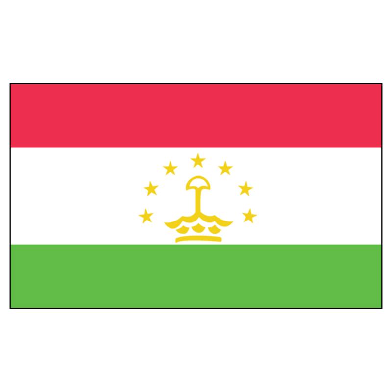 Tajikistan National Flag — Nylon
