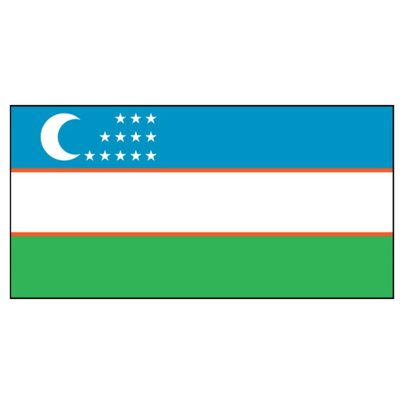 Uzbekistan National Flag — Nylon