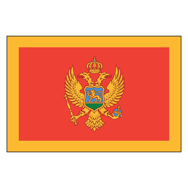Montenegro National Flag — Nylon