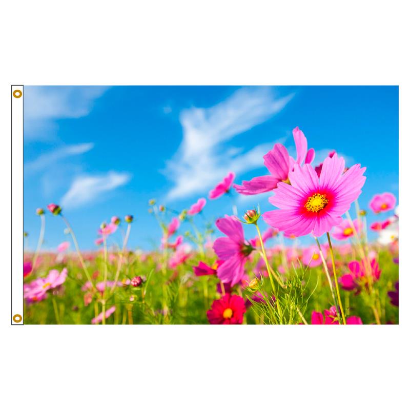 Spring Flowers Nylon Flag