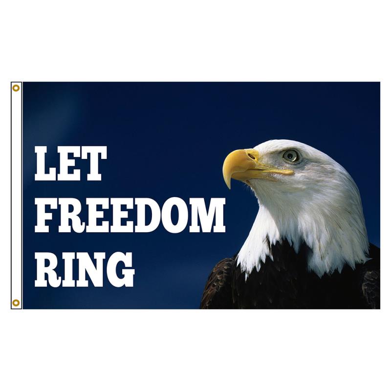Let Freedom Ring Nylon Flag