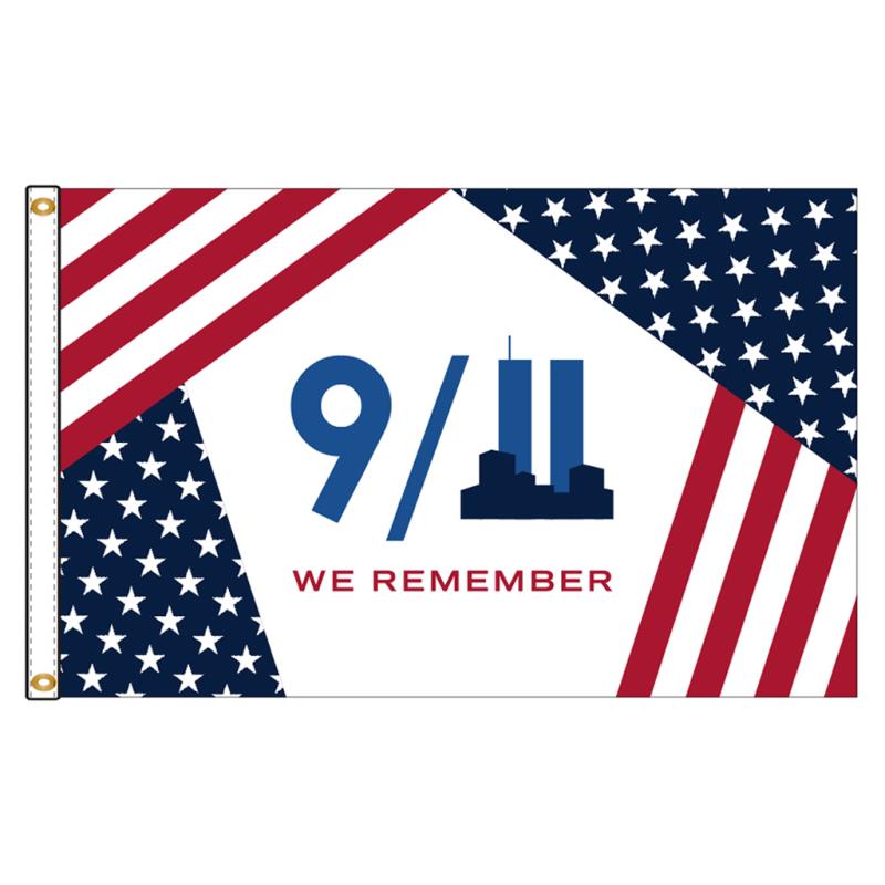 Stars & Stripes We Remember Nylon Flag