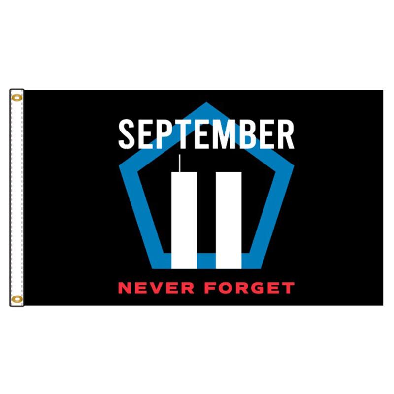 September 11 Never Forget Nylon Flag