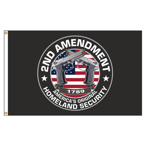 2nd Amendment Nylon Flag