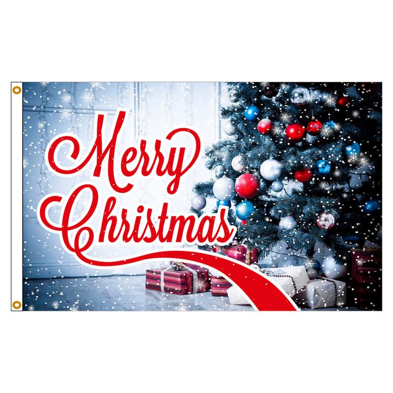 Merry Christmas Nylon Flag