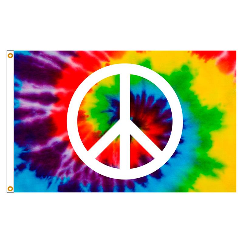 Peace Sign Nylon Flag