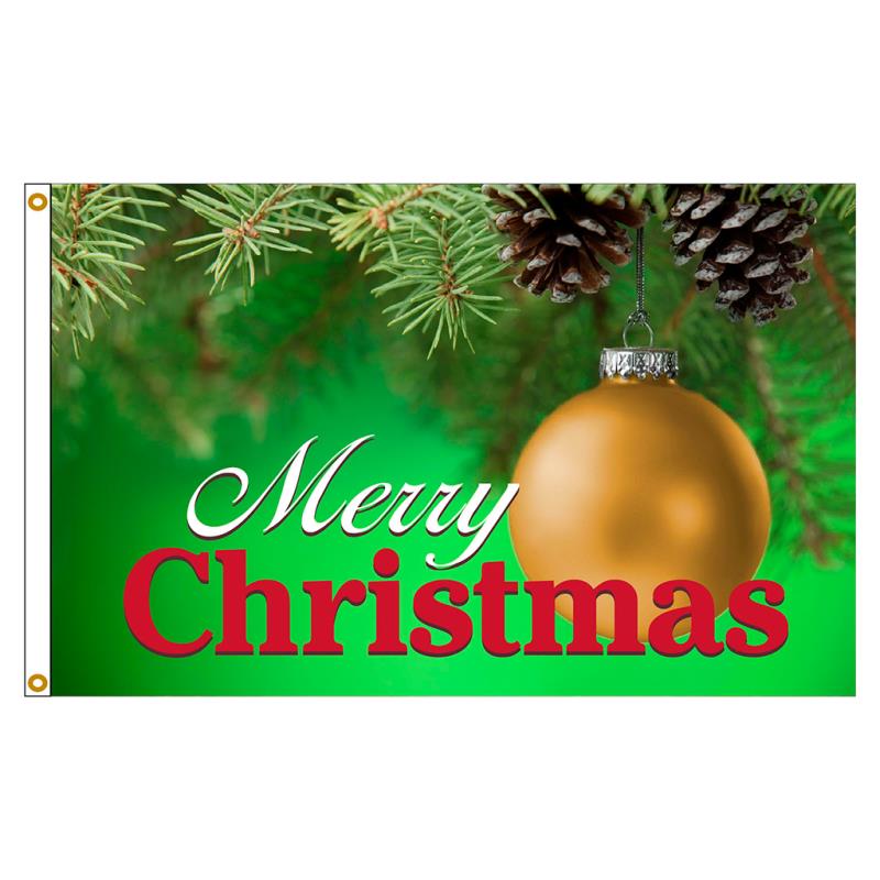 Christmas Ornament Nylon Flag