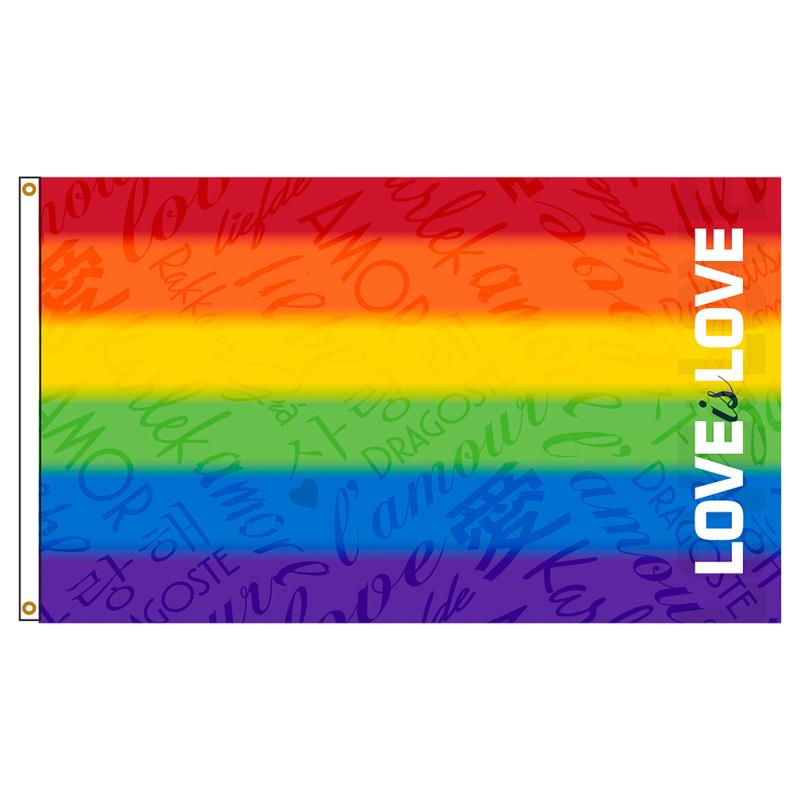 Love Is Love Nylon Flag