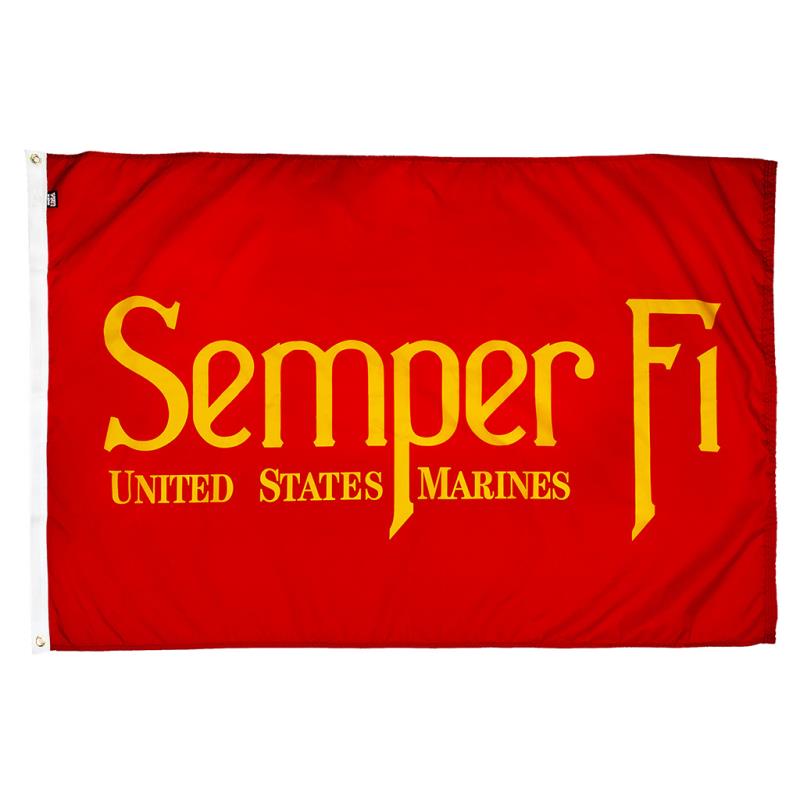 Semper Fi Nylon Flag
