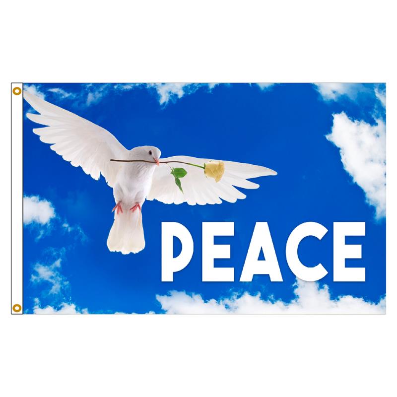 Peace Dove Nylon Flag