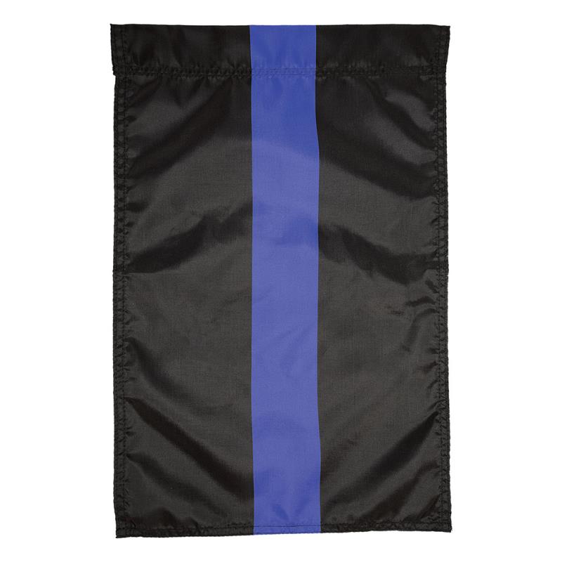 Thin Blue Line Nylon Garden Flag