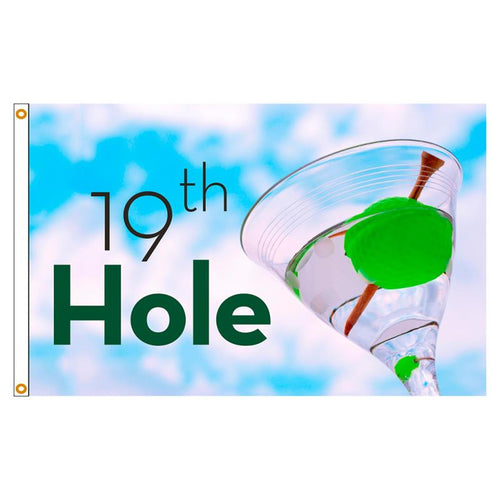 19th Hole Nylon Flag