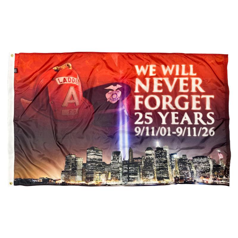 We Will Never Forget 2026 Nylon Flag