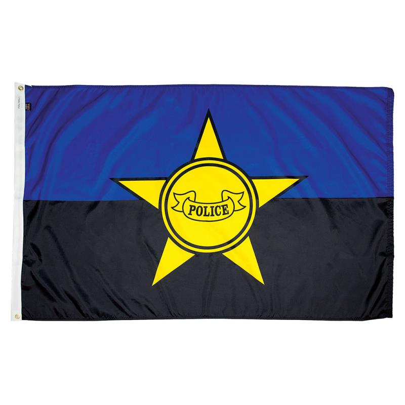 Police Remembrance Nylon Flag